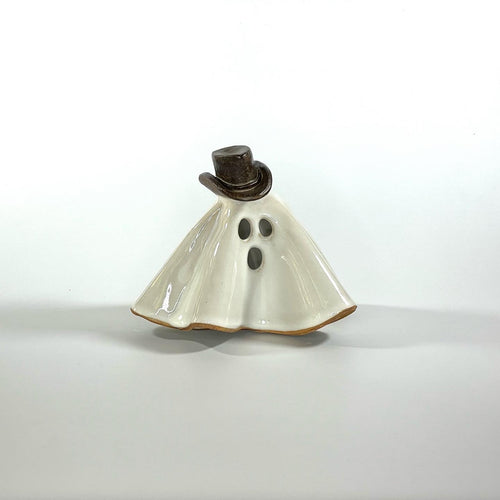 Ceramic Ghost with LED light