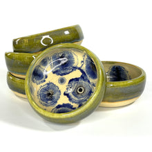 Load image into Gallery viewer, Green Ceramic Decorative Bowls (each)