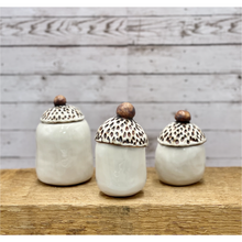 Load image into Gallery viewer, Decorative Ceramic Acorn (set of 3)