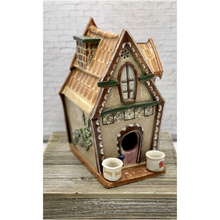 Load image into Gallery viewer, Decorative Birdhouse sculpture