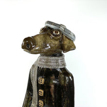 Load image into Gallery viewer, Hand built Ceramic Traveling Greyhound
