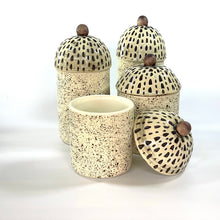 Load image into Gallery viewer, handmade ceramic acorn jars 
