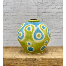 Load image into Gallery viewer, Lava Vase Hand Thrown and Handcrafted Bright and Colorful Pottery
