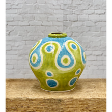 Load image into Gallery viewer, Lava Vase Hand Thrown and Handcrafted Bright and Colorful Pottery