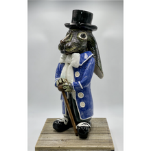 Load image into Gallery viewer, Handmade hare "Mr. Lapin" inspired by Alice and Wonderland