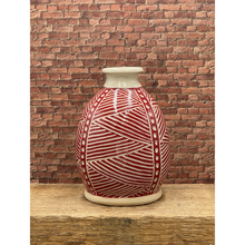 Load image into Gallery viewer, Hand thrown Sgrafitto Vase