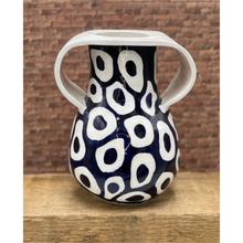 Load image into Gallery viewer, White and Blue Vase (Medium)