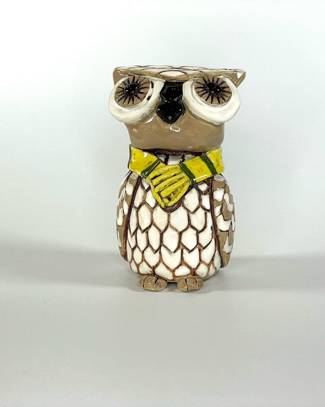 Small Decorative Owl Light Clay (1 each)