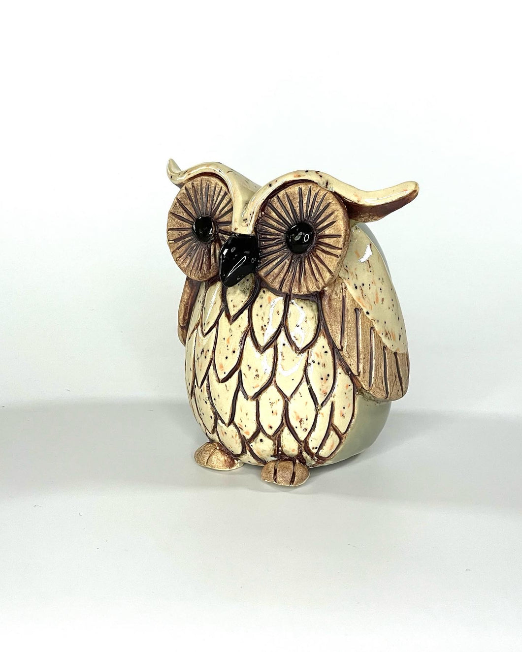 Small Decorative Owl Light Clay (1 each)