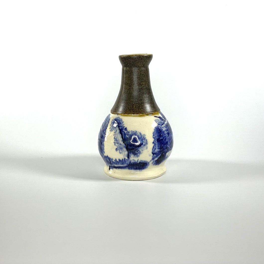 Decorative Ceramic Feathered Vase (sold separately)