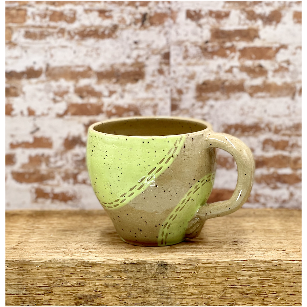16 oz Coffee Cup Speckled Clay