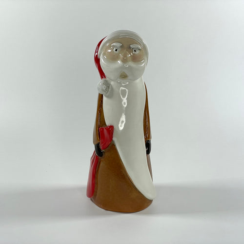 Handmade Ceramic Santa Claus Left