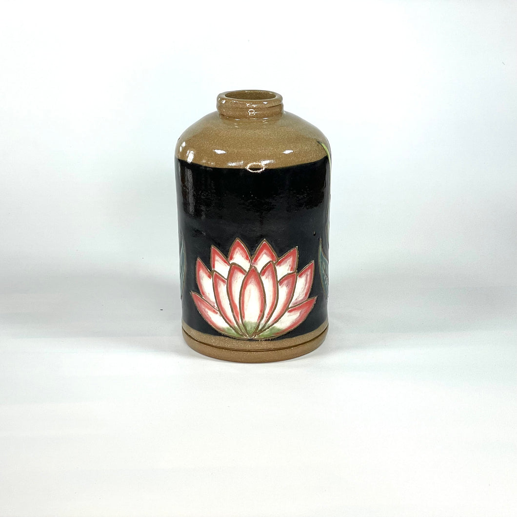 Tulip & Water Lillies Vase