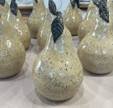 Load image into Gallery viewer, close up of oatmeal ceramic pears
